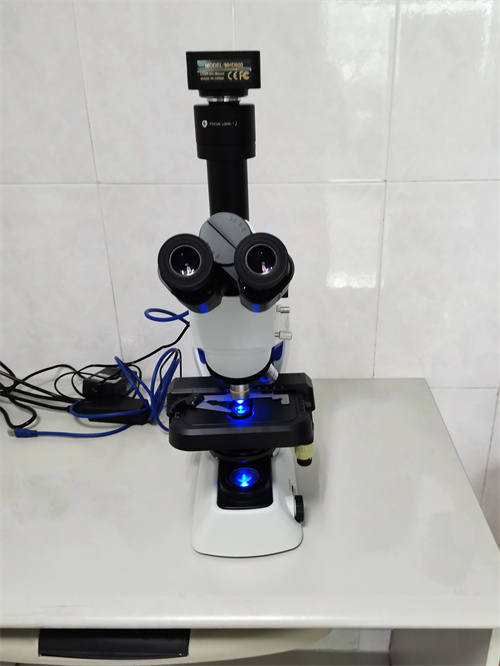 明慧显微镜摄像头和荧光模块成像应用于奥林巴斯生物显微镜CX23