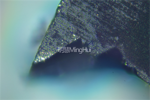 MHML3230正置金相显微镜和显微镜摄像头MHS600拍摄硅片实拍效果图