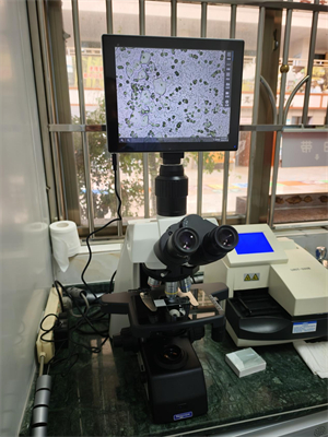 广州明慧公司的研究级正置生物显微镜NE910助力广东河源的一家医院妇科检验科室，用于白带检测。2.jpg