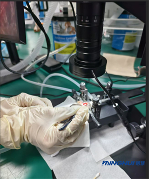 数码显微镜MHZ301应用于上海某知名企业2